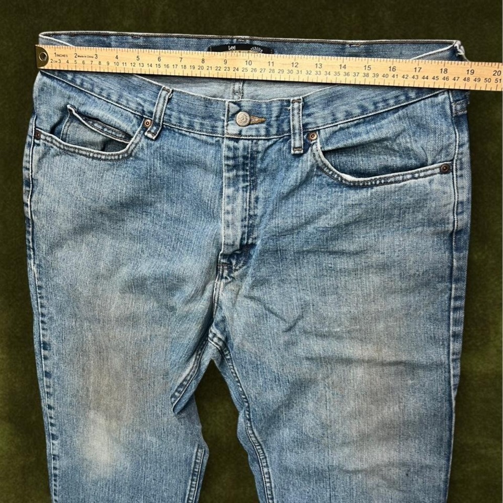 Vintage Y2K Lee Regular Fit Straight Leg Jeans - Modern 36x31 - Picture 3 of 8